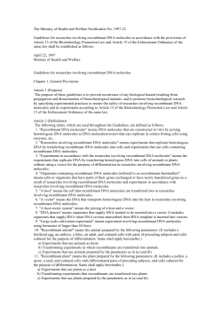 The Ministry of Health and Welfare Notification No. 1997