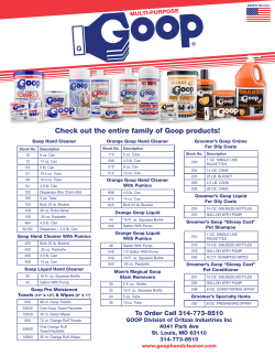 Check out the entire family of Goop products!