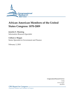 African American Members of the United States