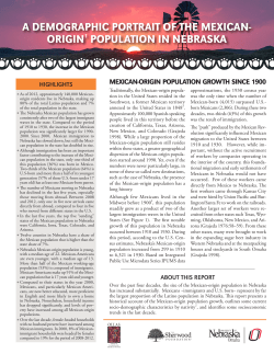 Demographic Portrait of the Mexican