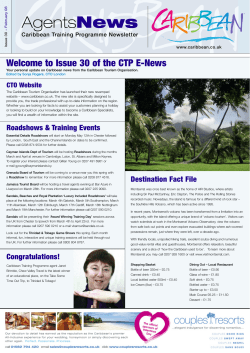 CTO News 26 - Caribbean Tourism Organization