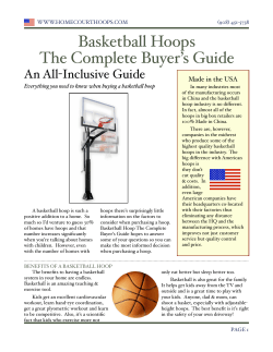 Basketball Hoop Buyer`s Guide