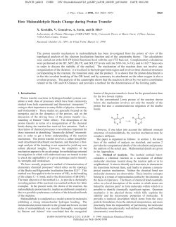 How Malonaldehyde Bonds Change during Proton Transfer