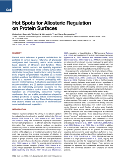 Hot Spots for Allosteric Regulation on Protein Surfaces