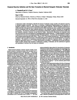 Chemical Reaction Initiation and Hot-Spot