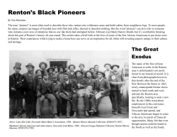 Renton`s Black Pioneers - Renton School District