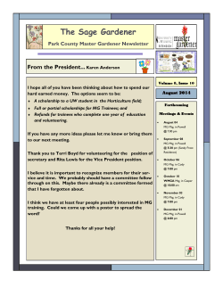 August, 2014 - Park County Wyoming