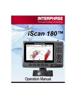 ISCAN 180 MANUAL - Echomaster Marine Ltd.
