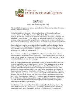 Hope Dreams - Center on Faith in Communities