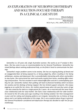 an exploration of neuropsychotherapy and solution