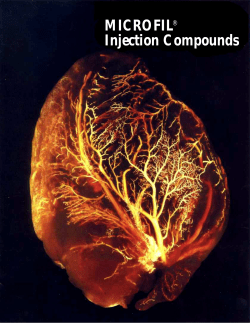 MICROFIL&reg; Injection Compounds