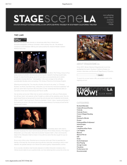THE LIAR - Antaeus Theatre Company