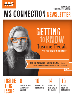 MS CONNECTION - National Multiple Sclerosis Society
