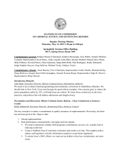Minutes - Illinois Criminal Justice Information Authority