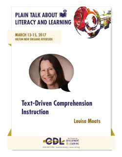 1_Text-Driven Comp Inst.pptx - Center for Development and Learning