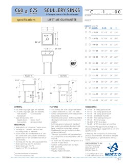 scullery sinks - Griffin Products