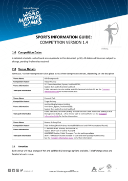 Archery Sports Information Guide