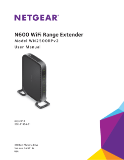 N600 WiFi Range Extender