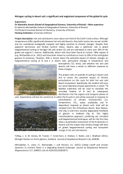 Nitrogen cycling in desert soil: a significant and
