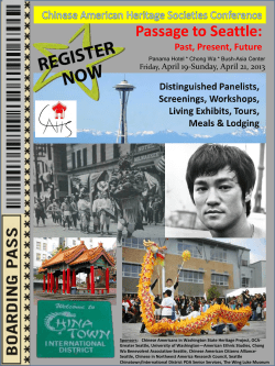Passage to Seattle - Chong Wa Benevolent Association