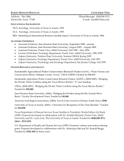 Academic Resume - Semantic Scholar