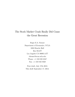 The Stock Market Crash Really Did Cause the Great
