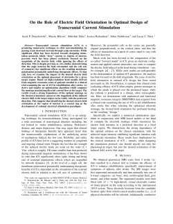 On the Role of Electric Field Orientation in Optimal