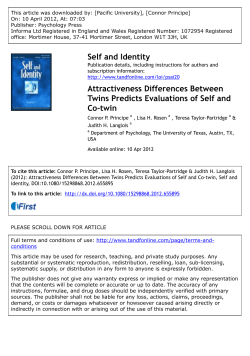 Attractiveness Differences Between Twins Predicts Evaluations of