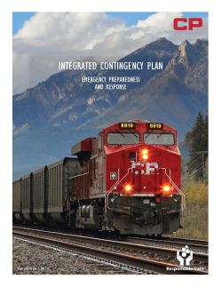 integrated contingency plan