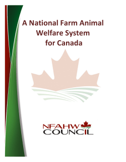 A National Farm Animal Welfare System for Canada