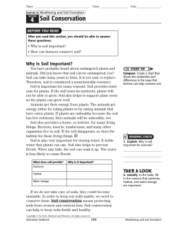 4 Soil Conservation