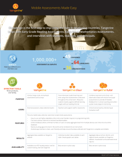 Mobile Assessments Made Easy