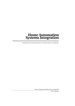 Home Automation Systems Integration