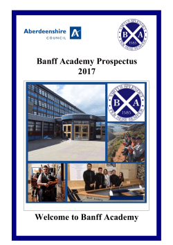 Banff Academy - Aberdeenshire Council