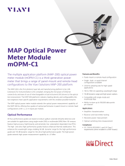 MAP Optical Power Meter Module mOPM-C1