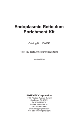 Endoplasmic Reticulum Enrichment Kit