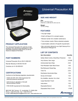 Universal Precaution Kit