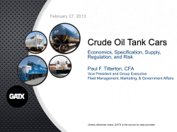 Crude Oil Tank Cars