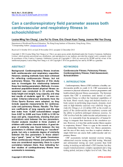 Can a cardiorespiratory field parameter assess both cardiovascular