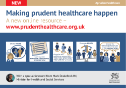 Making prudent healthcare happen