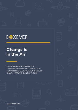 Change is in the Air
