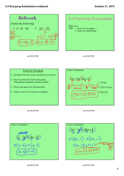 5.4 Grouping-Substitution.notebook