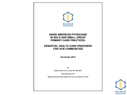 Essential Community Providers: Asian American Primary Care