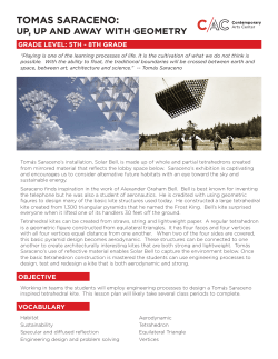 Tom&aacute;s Saraceno Lesson: Up, Up and Away with Geometry