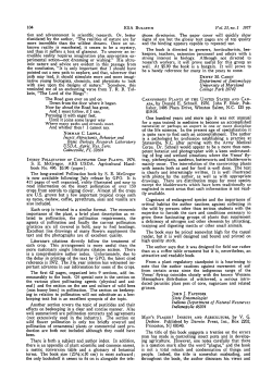 Insect Pollination of Cultivated Crop Plants