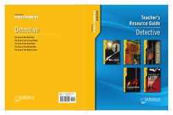 Detective - Saddleback Educational Publishing