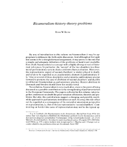 Bicameralism-history-theory