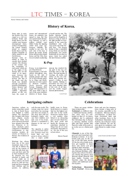 ltc times &ndash; korea - Lyc&eacute;e Thomas CORNEILLE