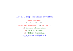 The 2PI-loop expansion revisited