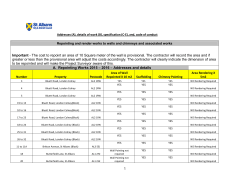 Important - The cost to repoint an area of 10 Square meter of the wall